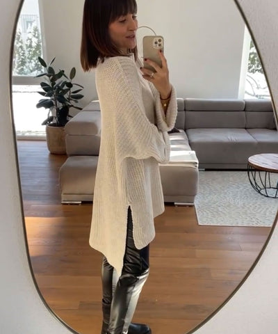 Oversize Pullover Elsa Beige  Ladypolitan ♡   