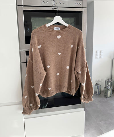 Oversize Pullover Joslin Camel  Ladypolitan ♡   