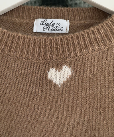 Oversize Pullover Joslin Camel  Ladypolitan ♡   