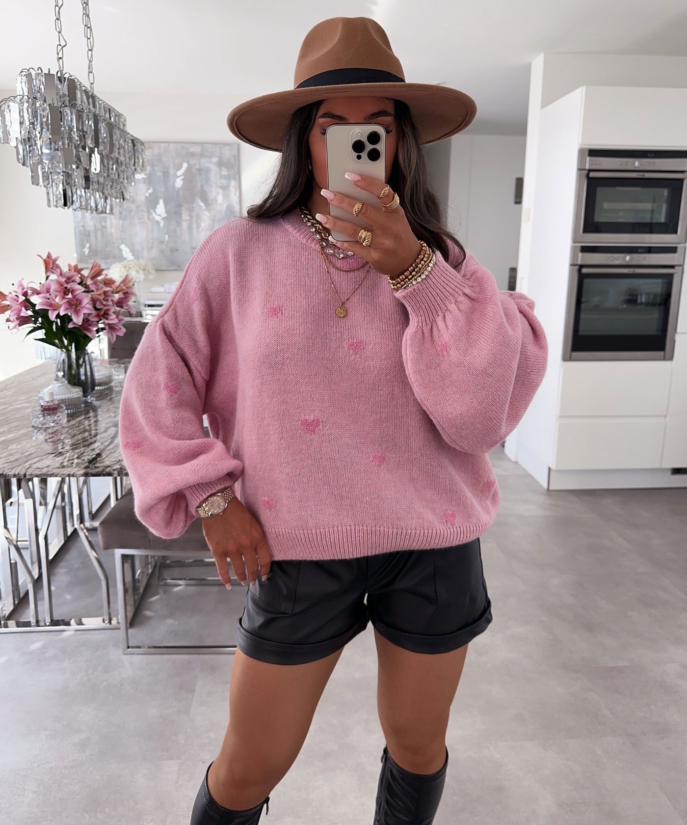 Oversize Pullover Joslin Rosa  Ladypolitan ♡   
