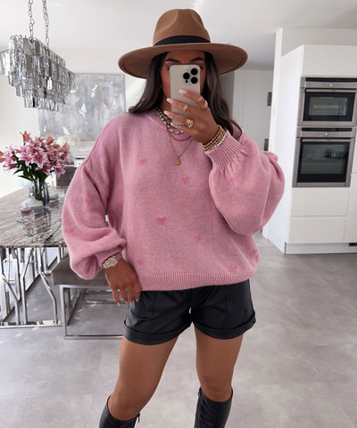 Oversize Pullover Joslin Rosa  Ladypolitan ♡   