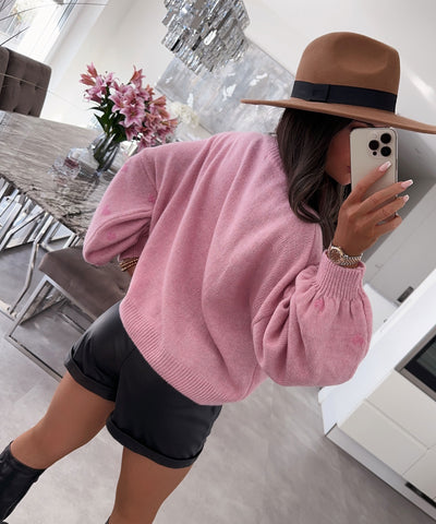 Oversize Pullover Joslin Rosa  Ladypolitan ♡   