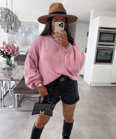 Oversize Pullover Joslin Rosa  Ladypolitan ♡   