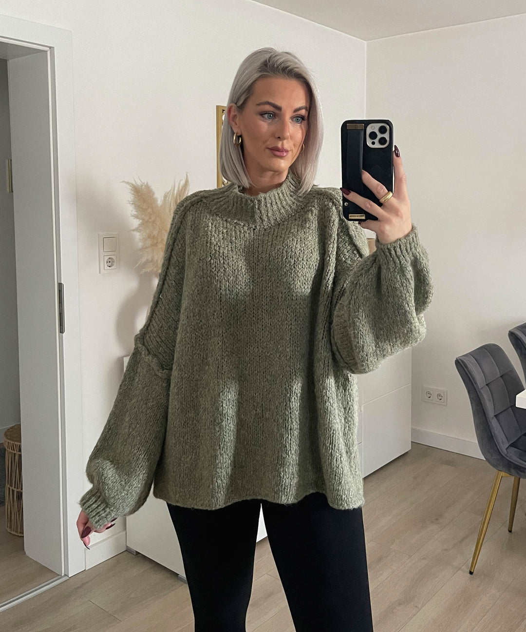 Oversize Pullover Nata Khaki