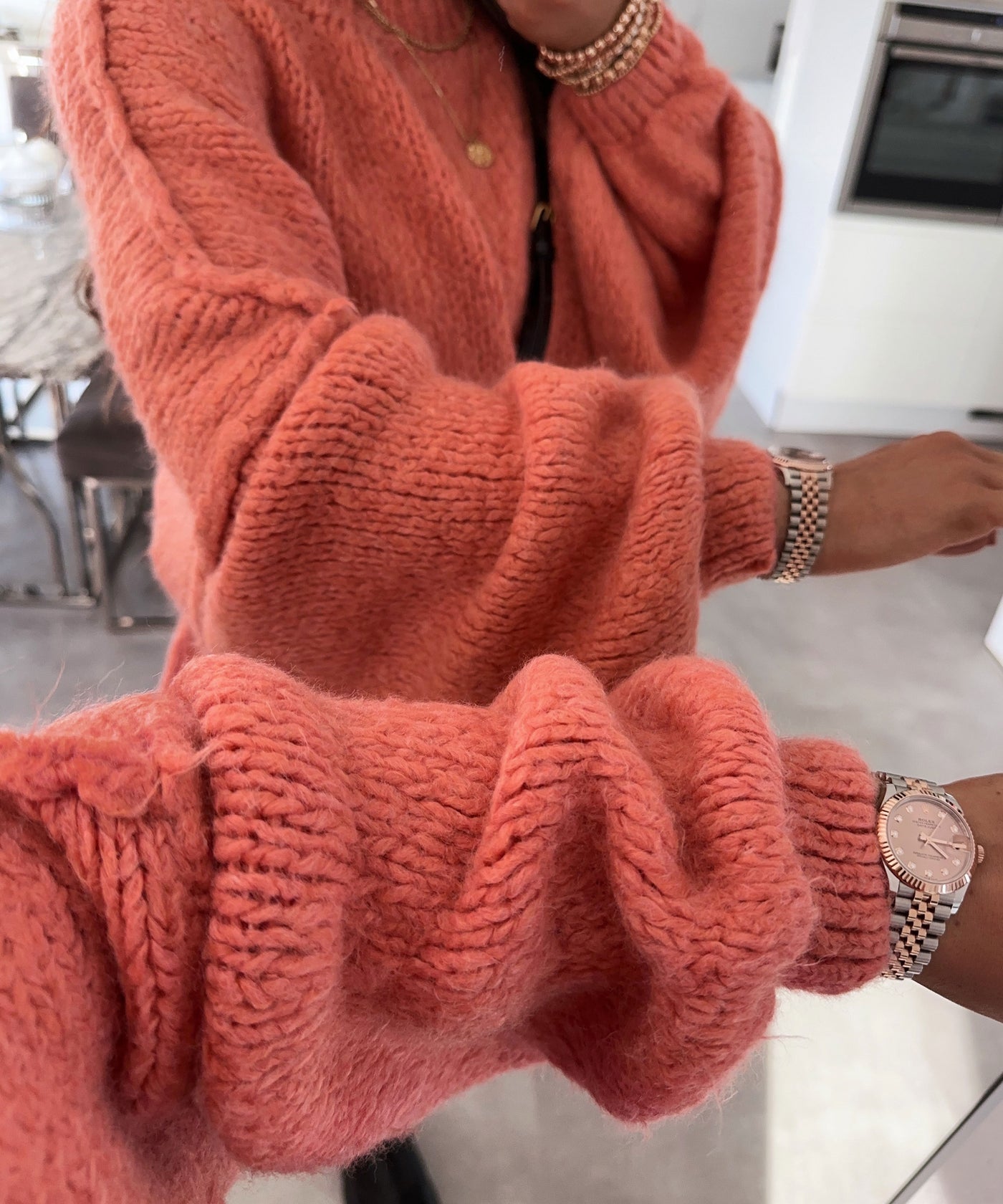 Oversize Pullover Nata Peach  Ladypolitan ♡   
