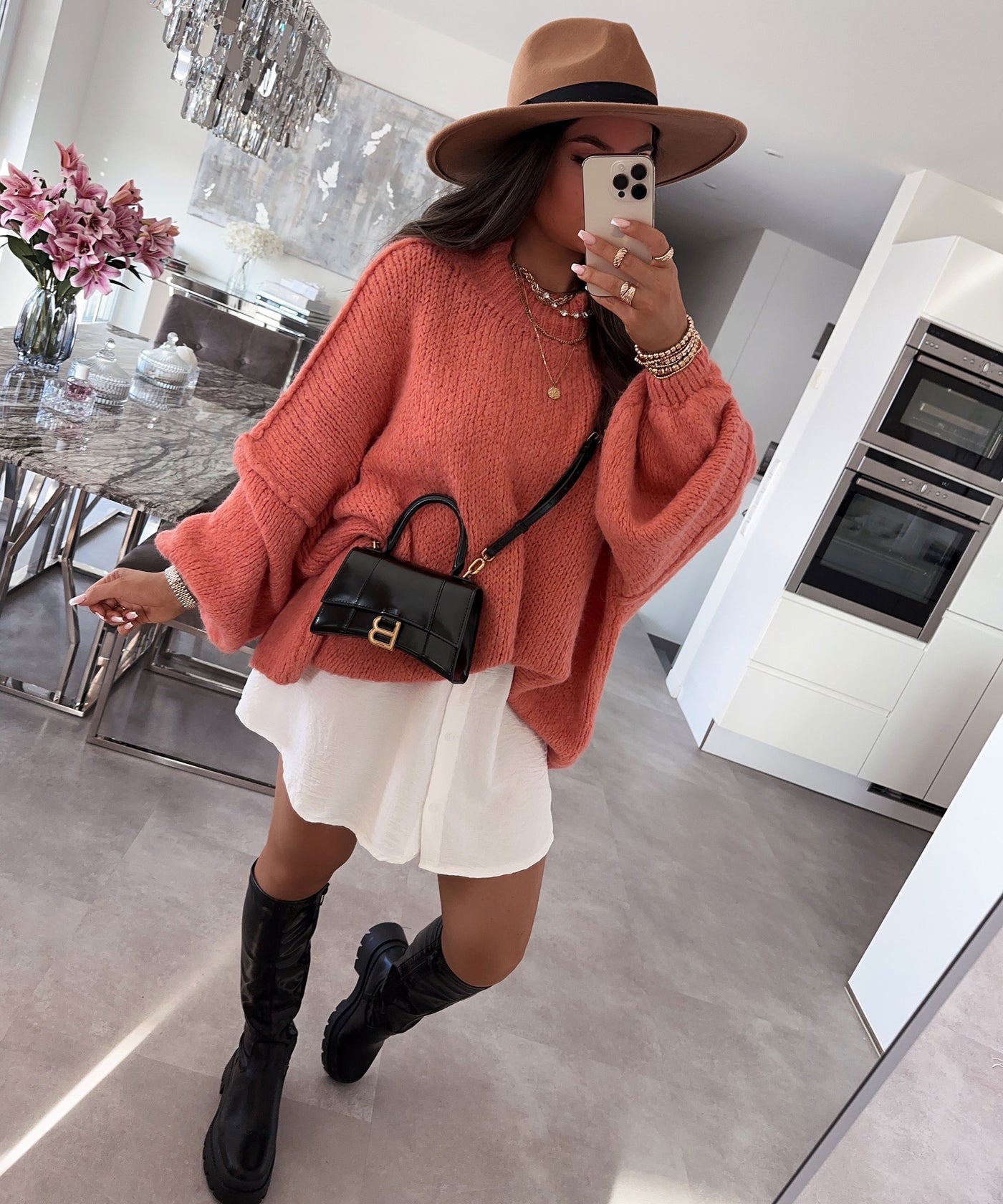 Oversize Pullover Nata Peach  Ladypolitan ♡   