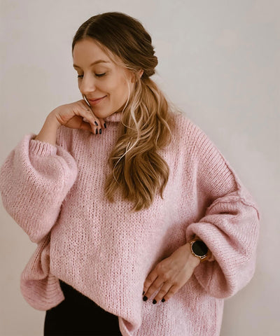 Oversize Pullover Nata Rosa  Ladypolitan ♡   
