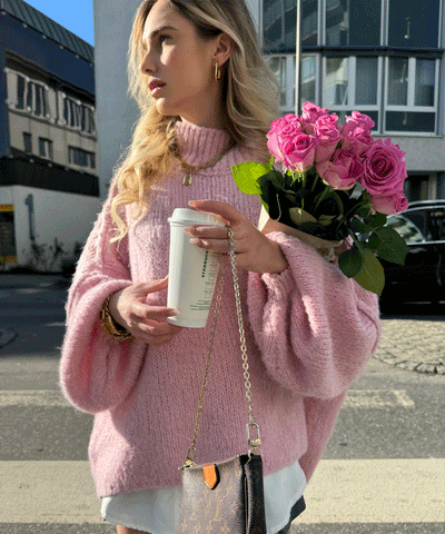 Oversize Pullover Nata Rosa  Ladypolitan ♡   