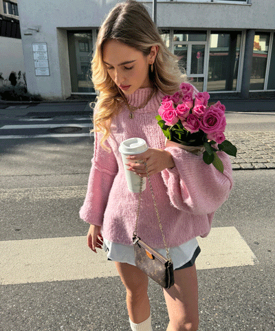 Oversize Pullover Nata Rosa  Ladypolitan ♡   