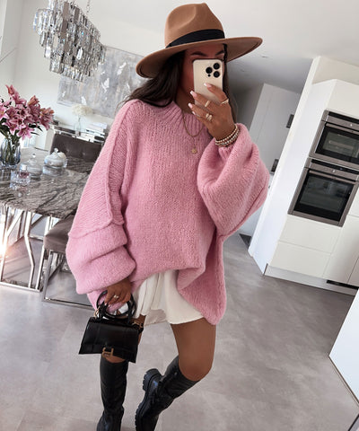 Oversize Pullover Nata Rosa  Ladypolitan ♡   