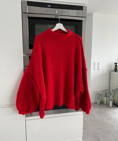 Oversize Pullover Nata Rot  Ladypolitan ♡   