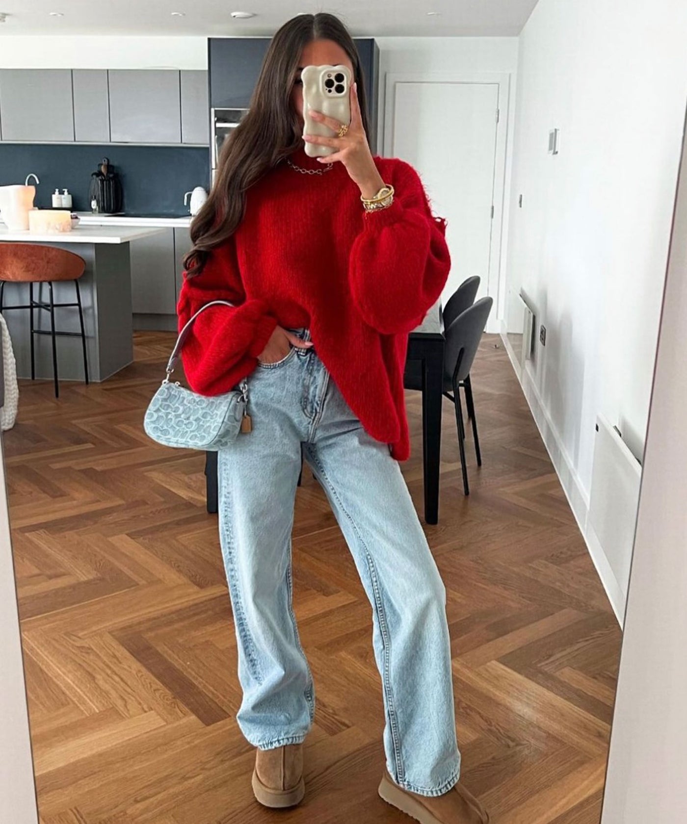 Oversize Pullover Nata Rot  Ladypolitan ♡   