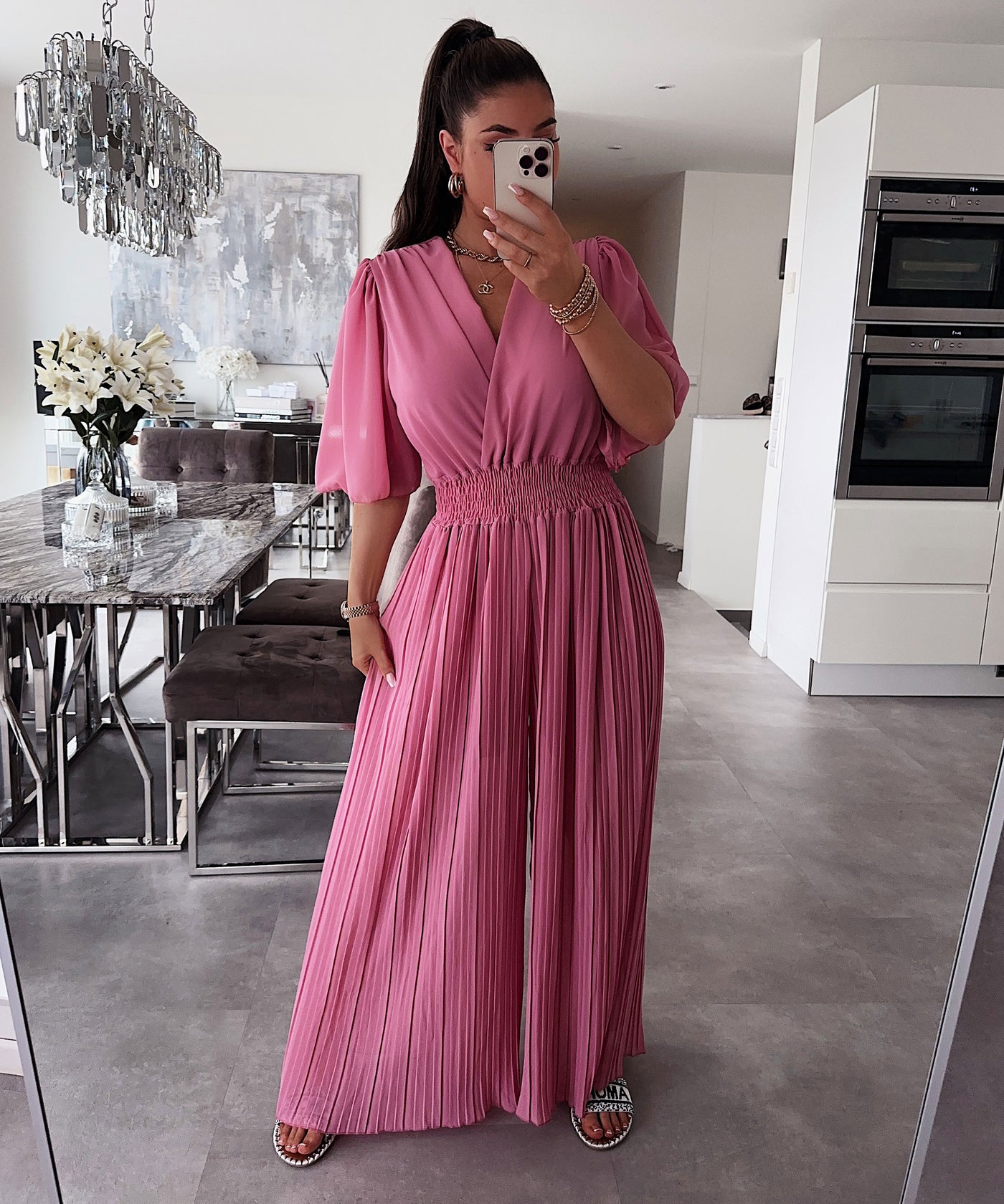 Plissee Einteiler Ambre Beere  Ladypolitan ♡   