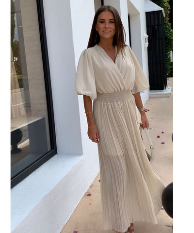 Plissee Einteiler Ambre Beige  Ladypolitan ♡   
