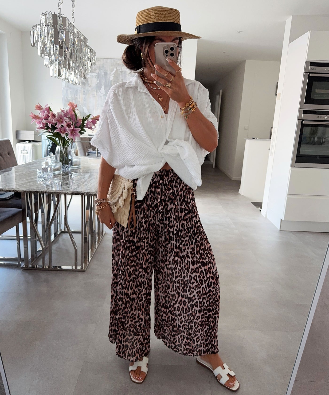 Plissee Hose Mira Leo Ladypolitan - Fashion Onlineshop für Damen