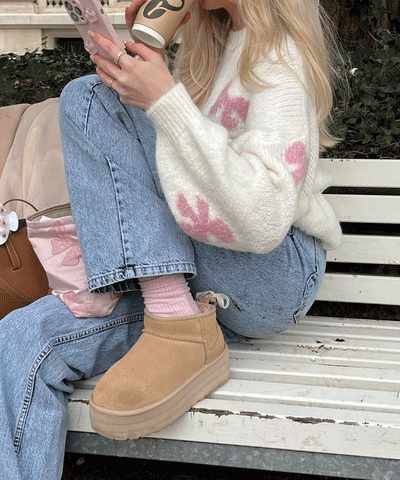 Pullover Belle Schleife Weiß  Ladypolitan ♡   