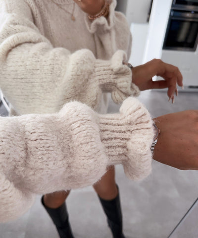 Pullover Caja Beige  Ladypolitan ♡   