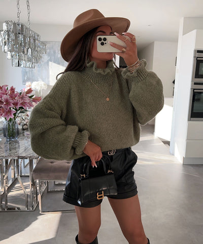 Pullover Caja Khaki  Ladypolitan ♡   