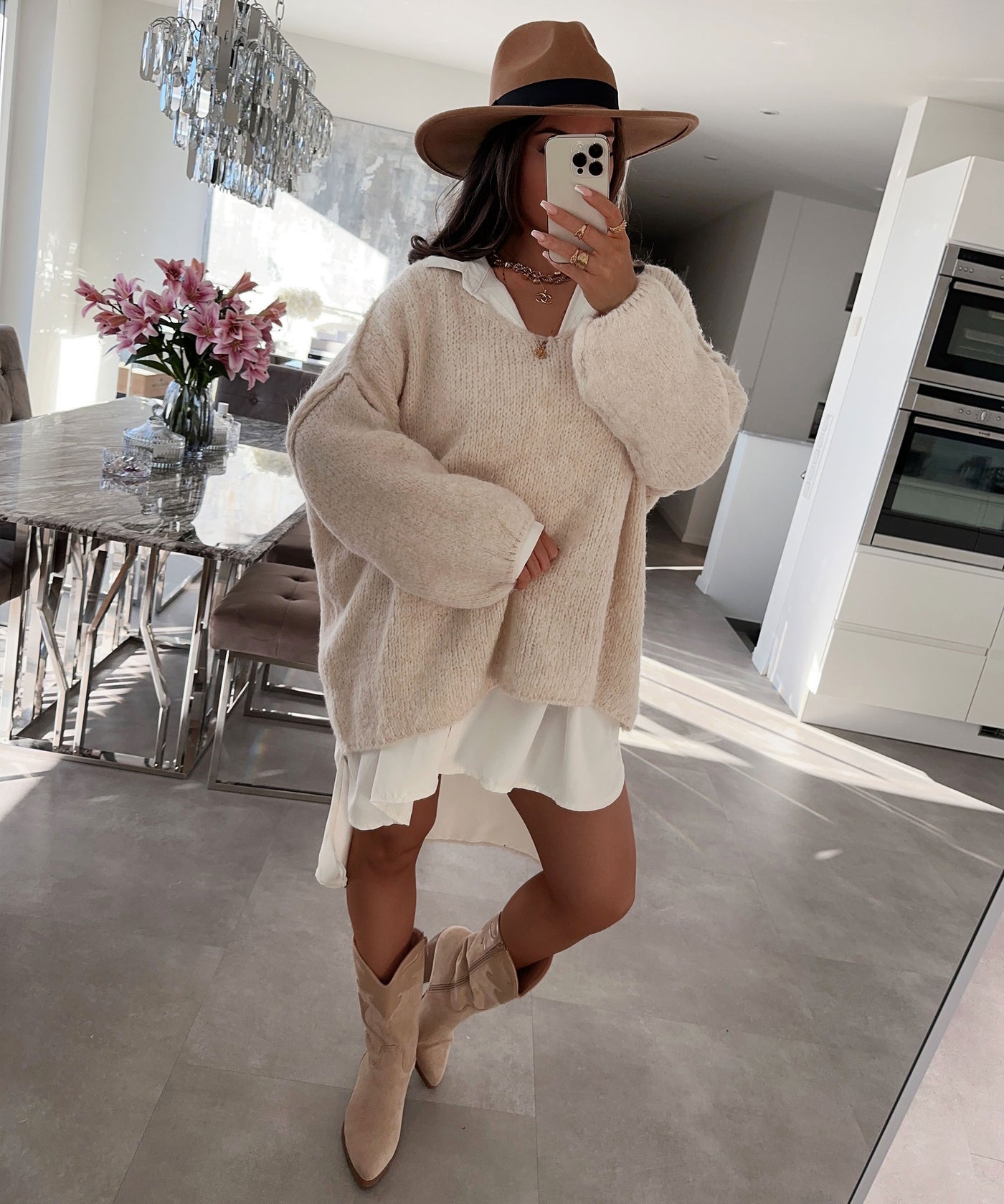 Pullover Cinderella Beige  Ladypolitan ♡   