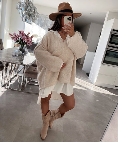 Pullover Cinderella Beige  Ladypolitan ♡   