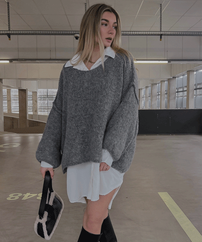 Pullover Cinderella Dunkelgrau  Ladypolitan ♡   