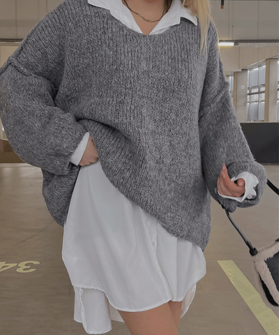 Pullover Cinderella Dunkelgrau  Ladypolitan ♡   