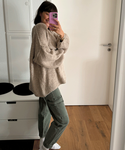 Pullover Cinderella Taupe  Ladypolitan ♡   