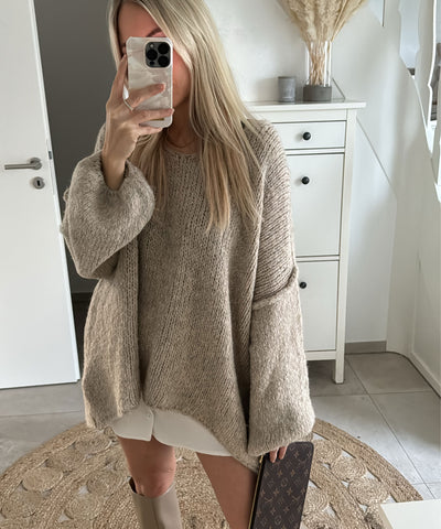 Pullover Cinderella Taupe  Ladypolitan ♡   