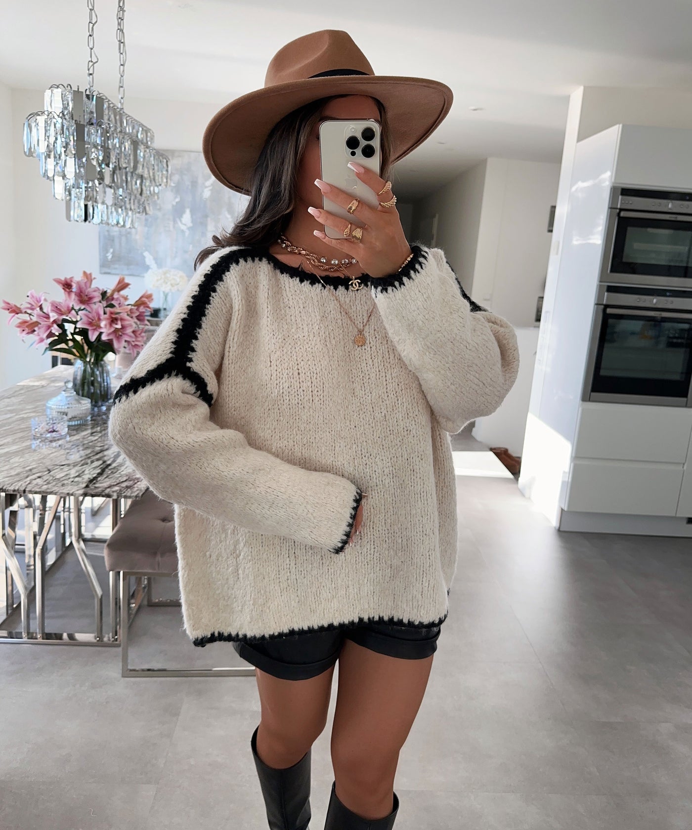 Pullover Helena Beige  Ladypolitan ♡   