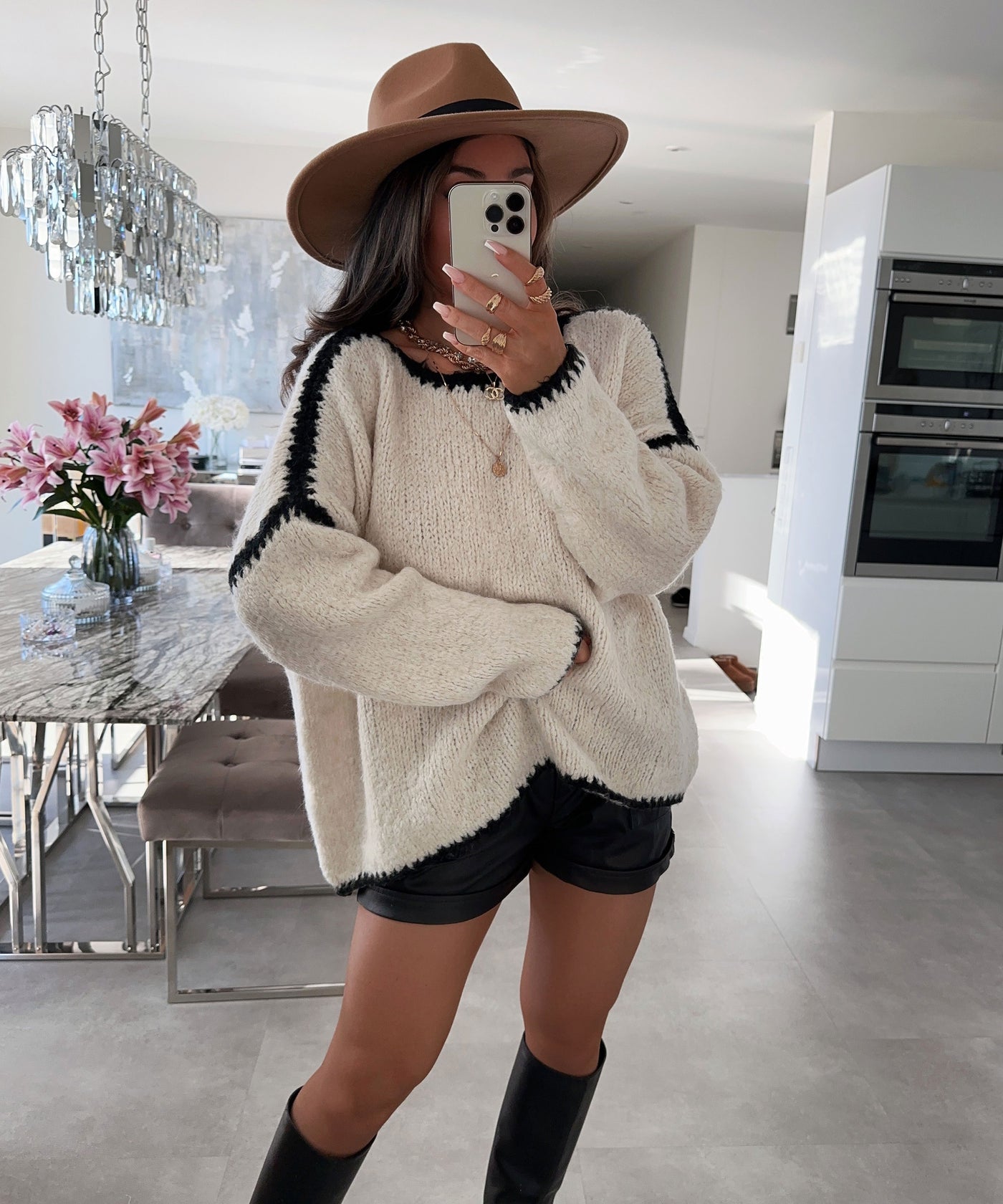 Pullover Helena Beige  Ladypolitan ♡   