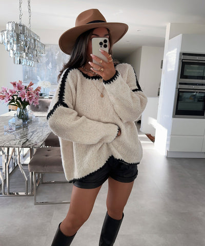 Pullover Helena Beige  Ladypolitan ♡   