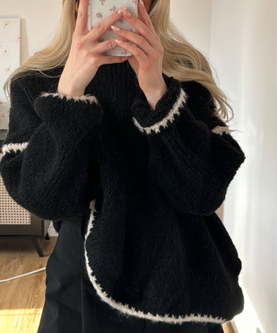 Pullover Helena Schwarz  Ladypolitan ♡   