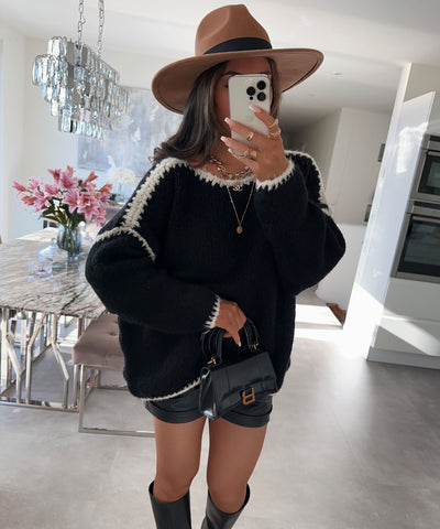Pullover Helena Schwarz  Ladypolitan ♡   