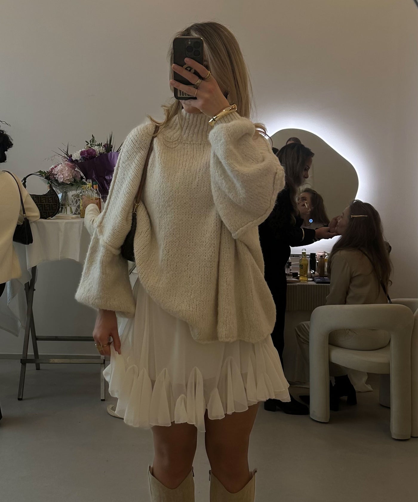 Oversize Pullover Nata Beige