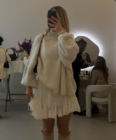 Oversize Pullover Nata Beige