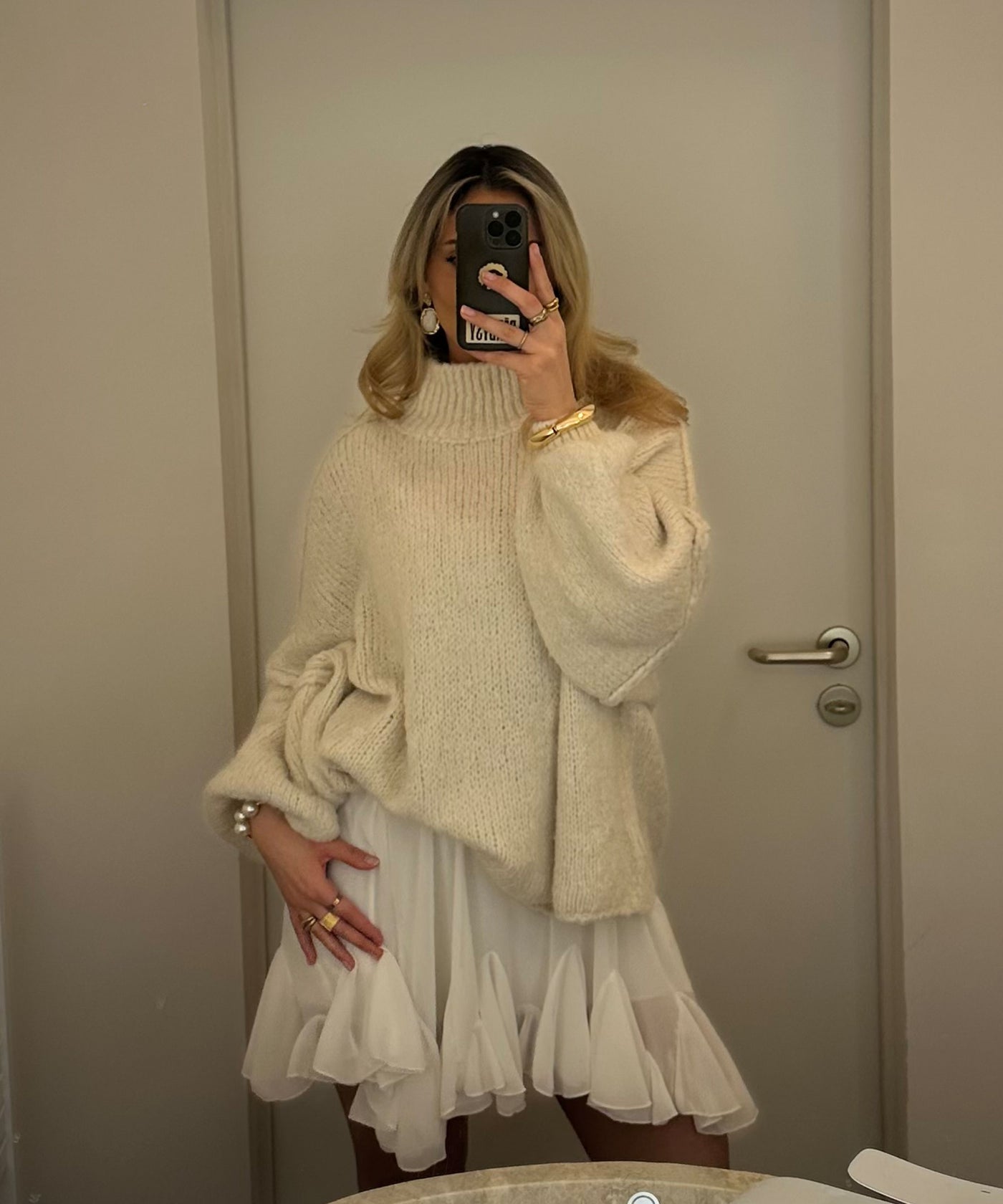 Oversize Pullover Nata Beige