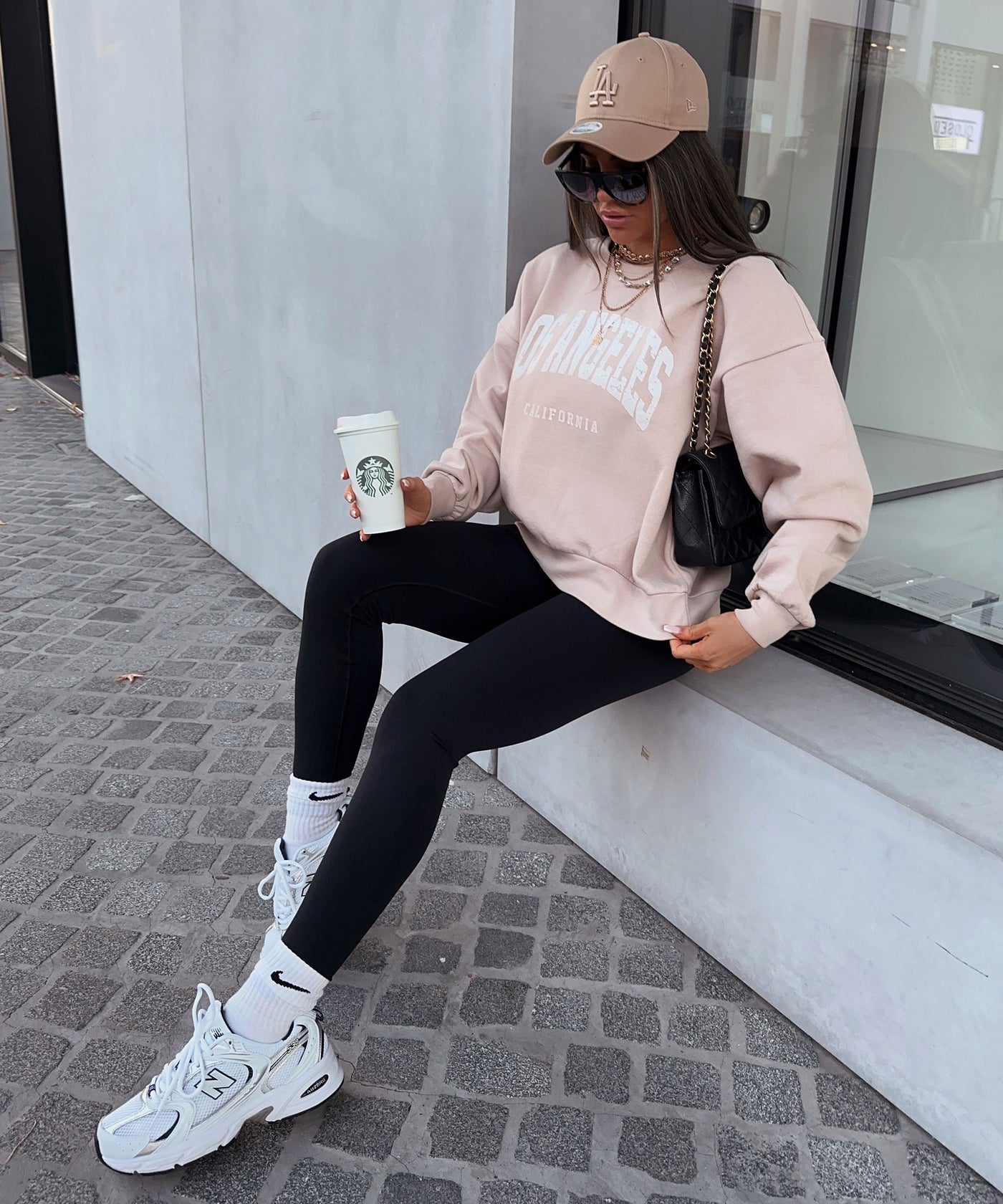 Pullover Vintage LA Beige  Ladypolitan ♡   