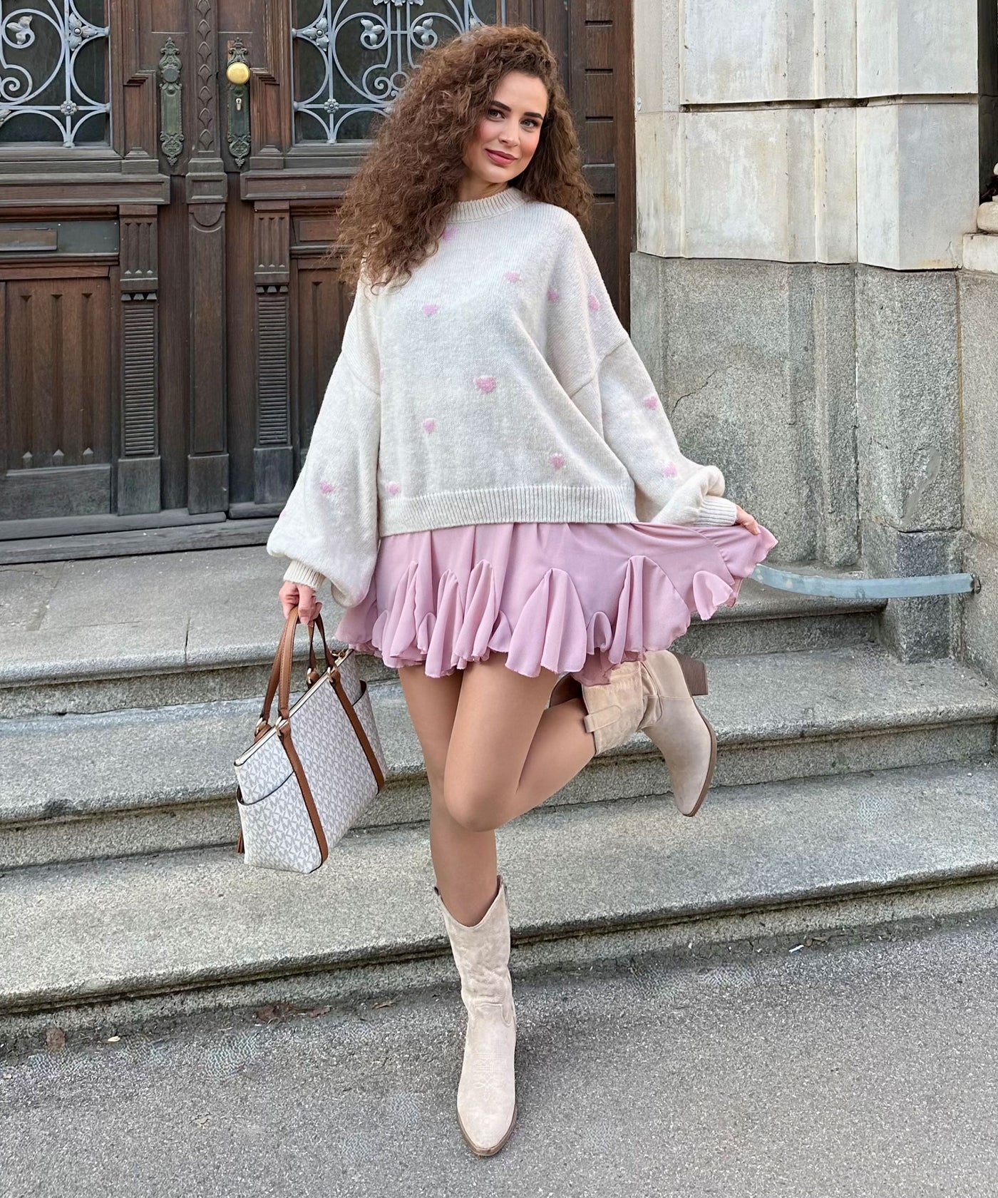 Rock Nicole Rosa Ladypolitan - Fashion Onlineshop für Damen