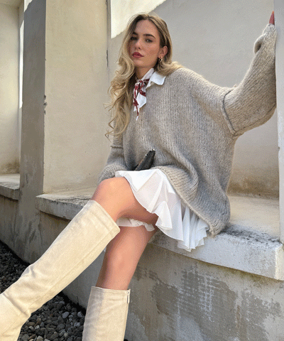 Rock Nicole Weiß  Ladypolitan - Fashion Onlineshop für Damen   