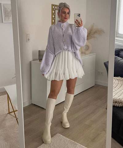 Rock Nicole Weiß  Ladypolitan - Fashion Onlineshop für Damen   