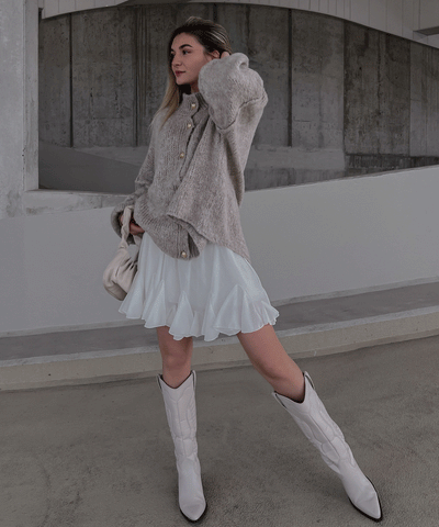 Rock Nicole Weiß  Ladypolitan - Fashion Onlineshop für Damen   