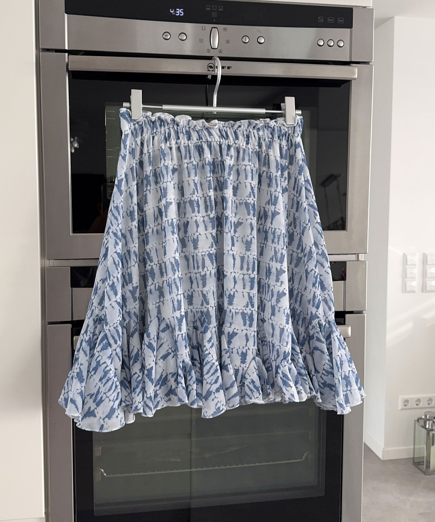 Rock Nicole mit Muster Blau Ladypolitan - Fashion Onlineshop für Damen