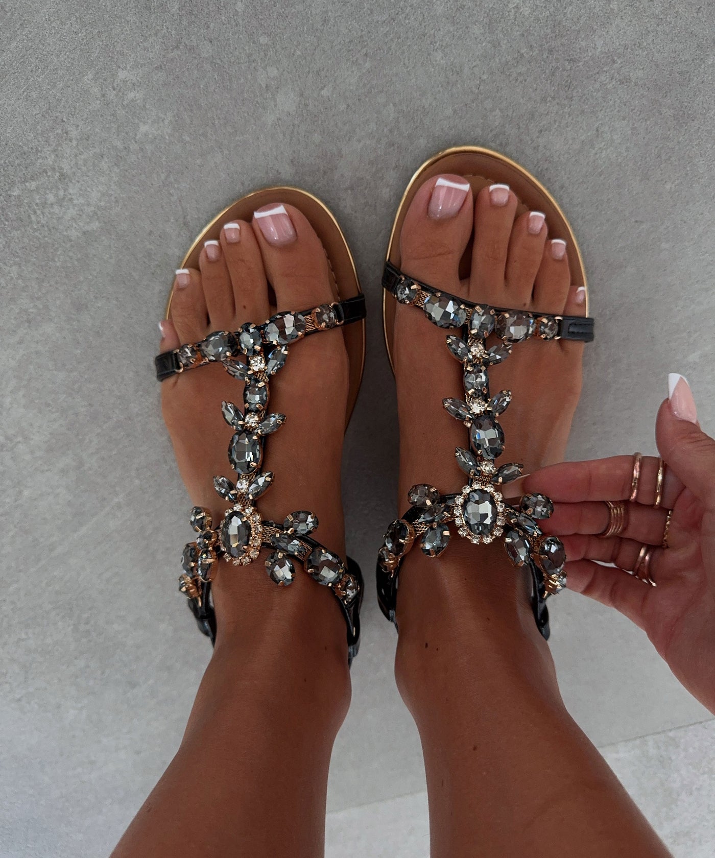 Sandalen Hania Schwarz Ladypolitan ♡