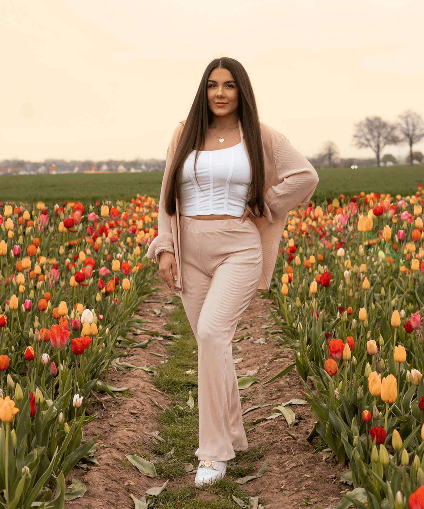 Set Norita Beige  Ladypolitan ♡   