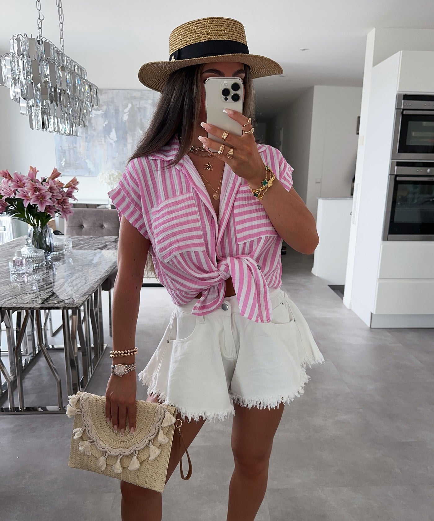 Shorts Fee Weiß  Ladypolitan ♡   