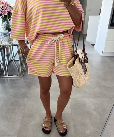 Shorts Janni Streifen Rosa Ladypolitan ♡