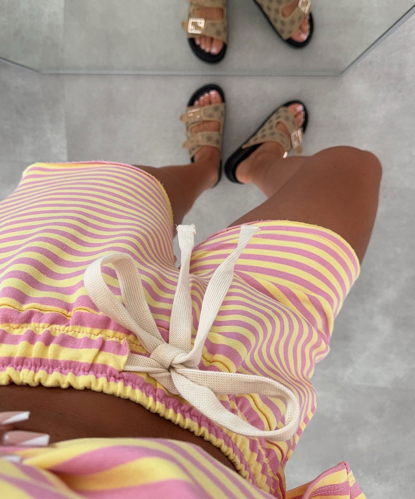 Shorts Janni Streifen Rosa Ladypolitan ♡
