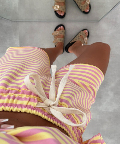 Shorts Janni Streifen Rosa Ladypolitan ♡