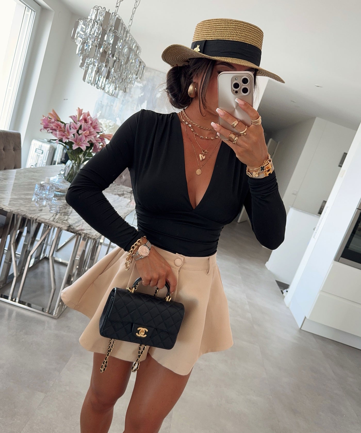 Shorts Melania Beige Ladypolitan ♡