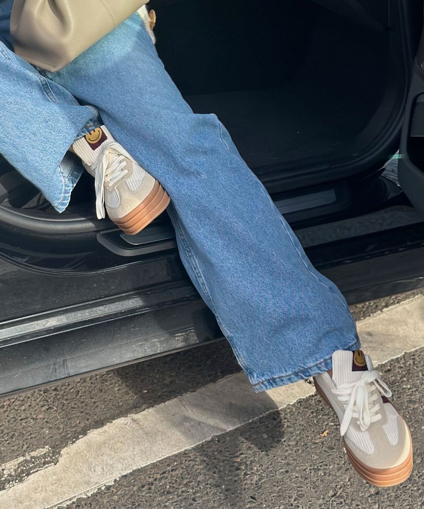 Sneaker Smile Beige Ladypolitan ♡